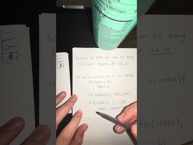 Sum of Even Indices for Fibonacci Sequence n in C++