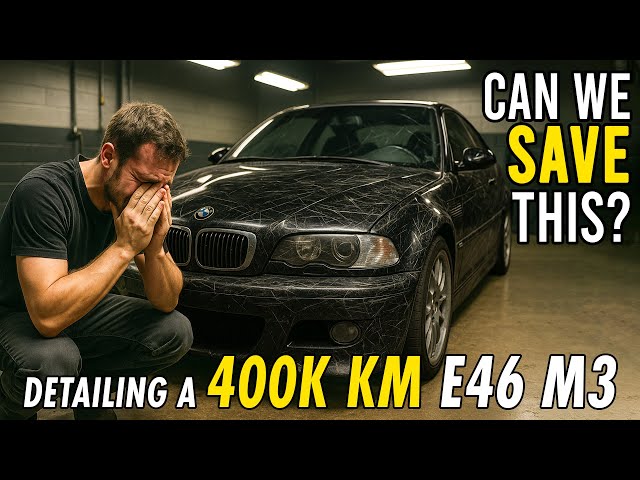 Saving a 400,000km E46 M3: Insane Paint Correction Transformation!