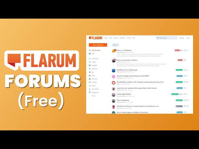 Flarum | Free Open Source Modern Forum Builder
