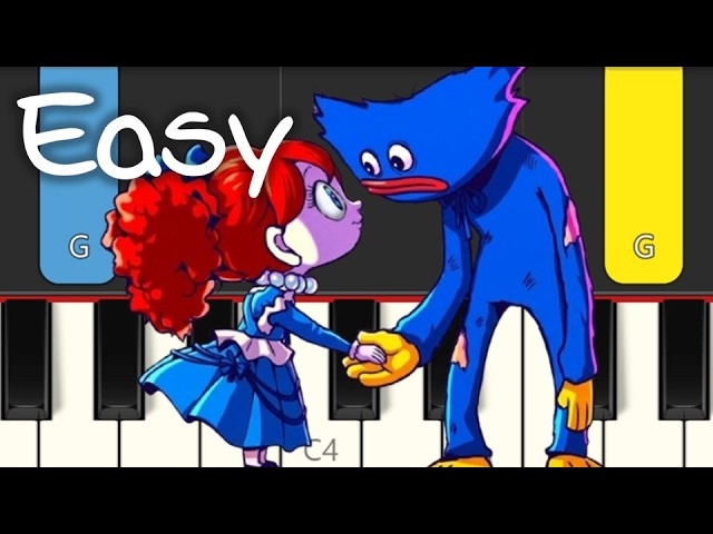 I'm Not a Monster - Poppy Playtime - EASY PIANO TUTORIAL