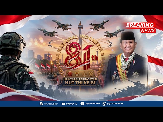 BREAKING NEWS: Presiden Prabowo Pimpin Langsung Upacara Peringatan HUT ke-81 TNI 2026