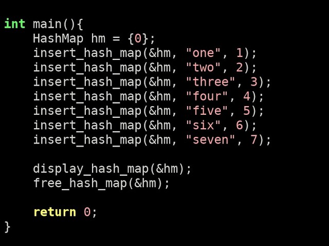 Implementing Hash Table in C | No Talking | Neovim | Keyboard ASMR