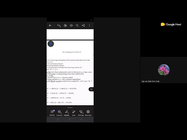 Unit-2/thermal physics/test-35 question discussion/ug trb phy/Semmozhi IAS Academy