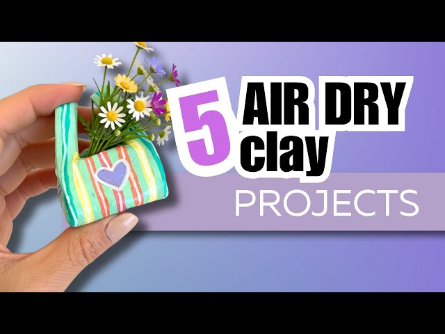 5 Simple and Unique Clay Projects! 