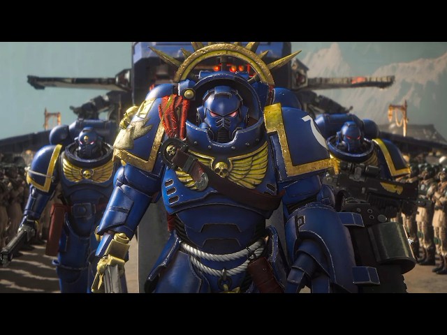 NEW Total War: Warhammer 40,000 BATTLE FOOTAGE! No Commentary!