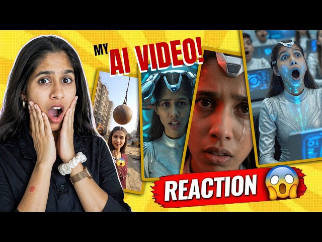 Reacting to My Own AI Videos… This Got Weird 😳!