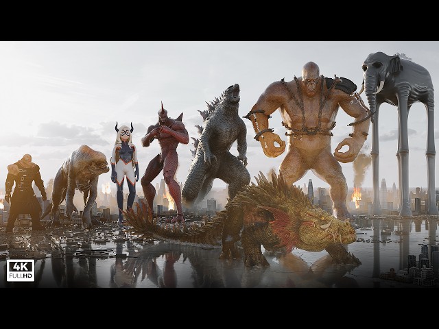 Monster Size Comparison 3D | 100+ Giant Monsters