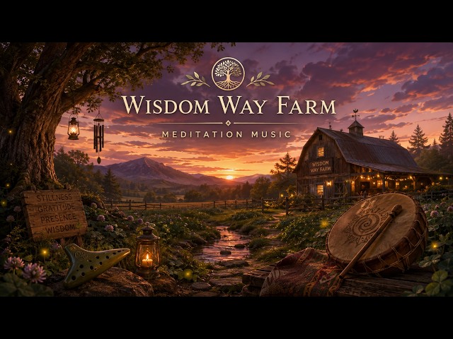 Wisdom Way Farm Meditation Music | Shamanic Forest Ambience | Karen Bruscini | Wisdom Way Farm