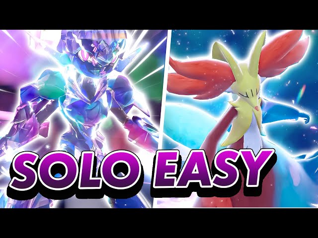 The BEST Pokemon to SOLO 7 Star DELPHOX Tera Raid in Scarlet and Violet