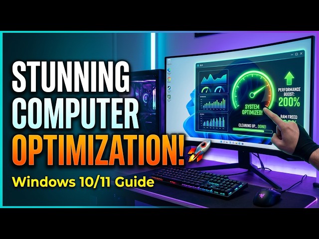 HOW TO CLEAN AND SPEED UP YOUR COMPUTER SMOOTHLY #fixslowcomputer #computeroptimization #pccleaning