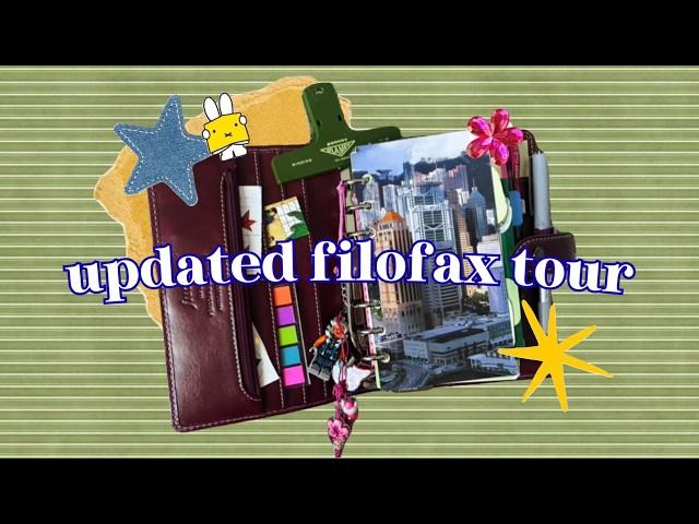 updated filofax tour (june 2026)⋆˚꩜｡ּ