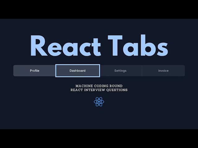 React Tabs Component Tutorial | Build Dynamic Tabs in React.js (useState + Bootstrap 5) |  Pro level