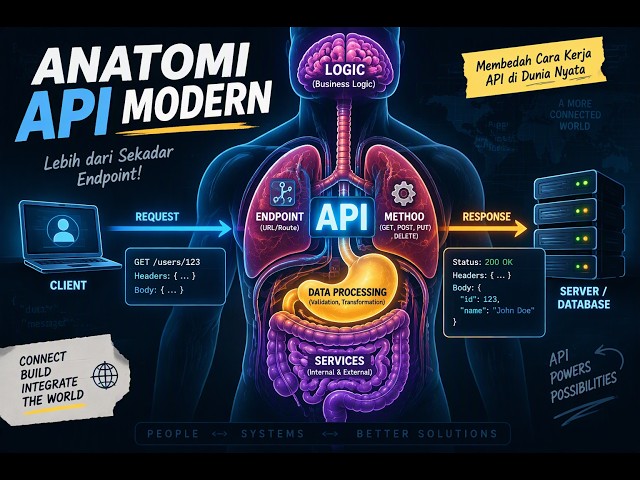 🔴Bedah API #01 | Modern Anatomy: Base URL, Endpoint, Query Parameter