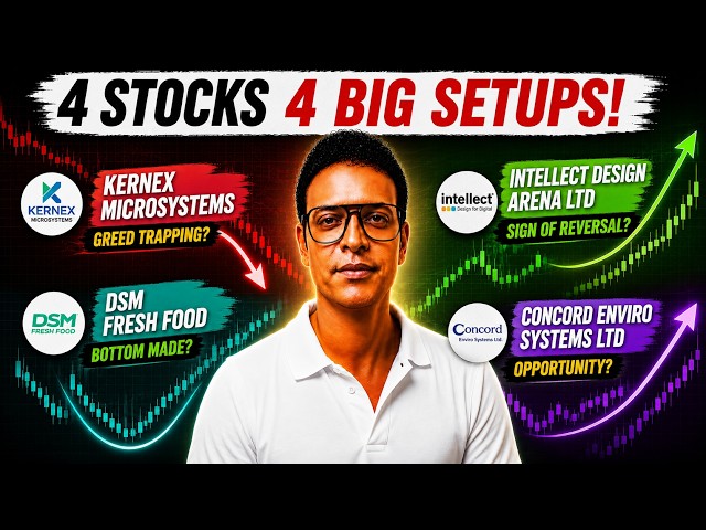 4 Stocks to Watch- Kernex Microsystem, Intellect Design, DSM Fresh Food & Concord Enviro