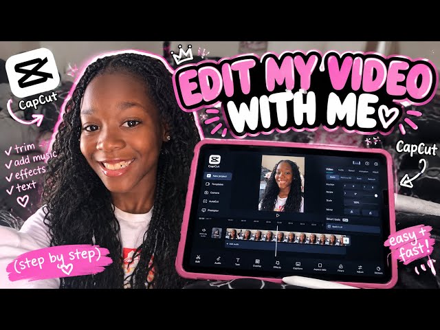  **EDIT MY VIDEO WITH ME 🎬💗 | CapCut Tutorial! #fyp**