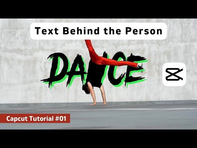 Text behind person Effect | Capcut video editing tutorial