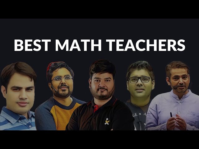 Top 10 Best Maths Teachers for Competitive Exams | Best Teacher for Math on YouTube