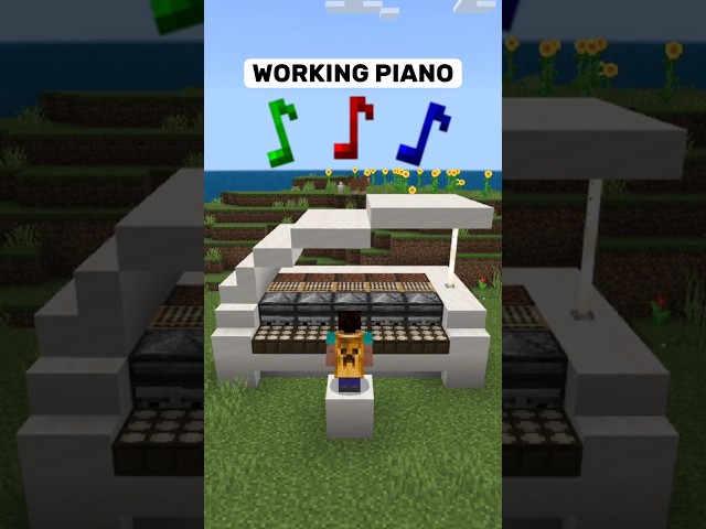 Minecraft: Working Piano Tutorial!