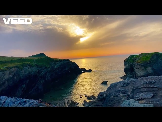 SUNSET in CORNWALL .  TORMENTED SOULS.  By ClemCorr.  C  and   J.