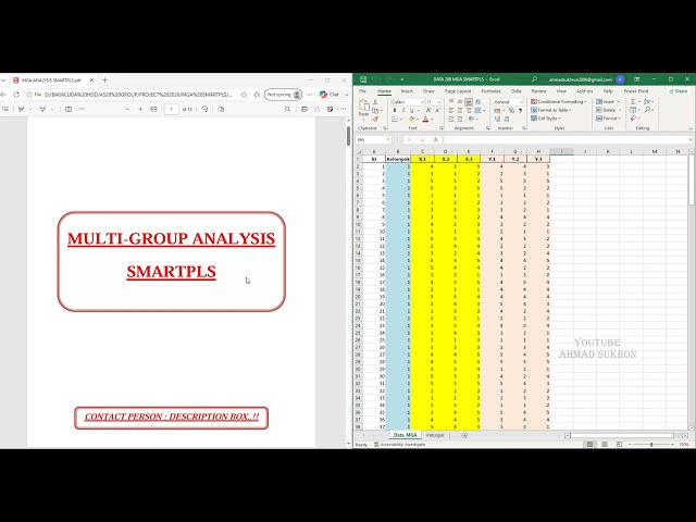 TUTORIAL SMARTPLS : MULTI GROUP ANALYSIS SMARTPLS ➡️ UJI MGA SMARTPLS