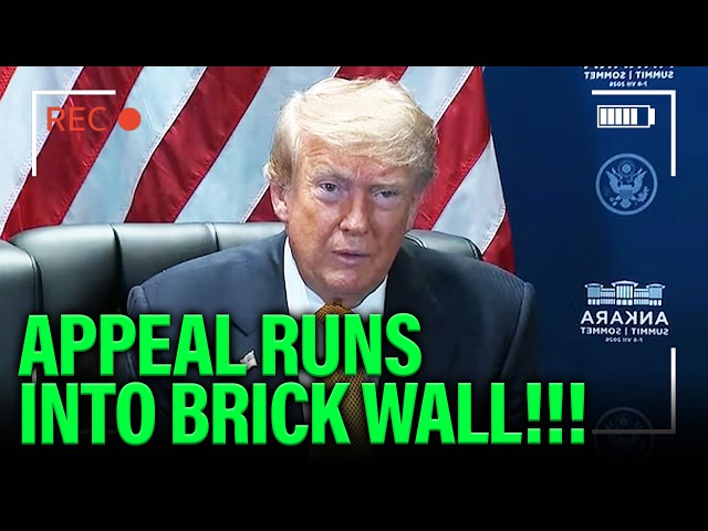 Trump HITS BRICK WALL as Felonies WON'T GET TOSSED!!!
