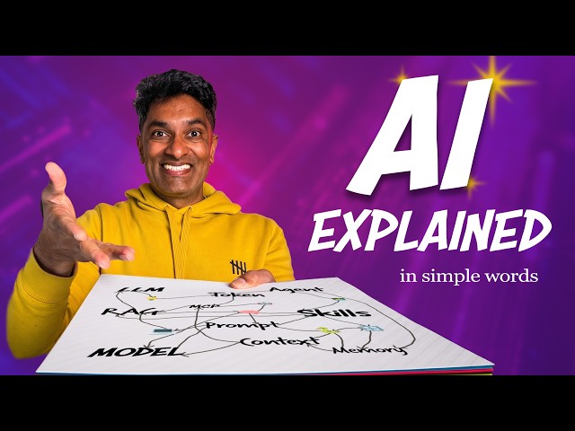 20 AI Terms Explained in Plain English in 20 minutes 🕓
