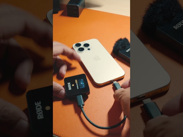 Rode wireless with iPhone 16 Pro