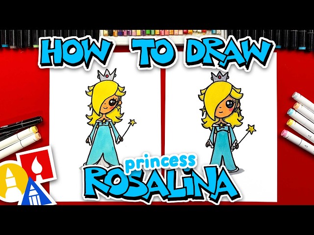 How To Draw Princess Rosalina from Super Mario Galaxy