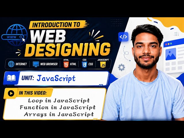 4.3 | Loop in JavaScript | Function in JavaScript | Arrays in JavaScript