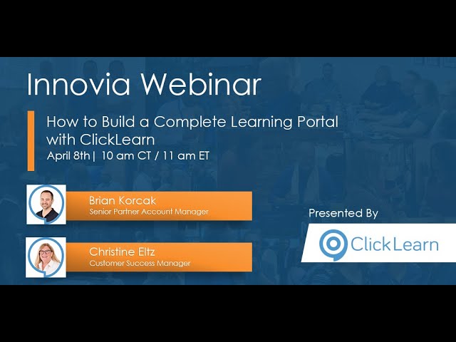 How to Build a Complete Learning Portal with ClickLearn