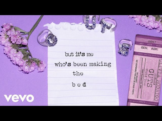 Olivia Rodrigo - making the bed (Official Lyric Video)