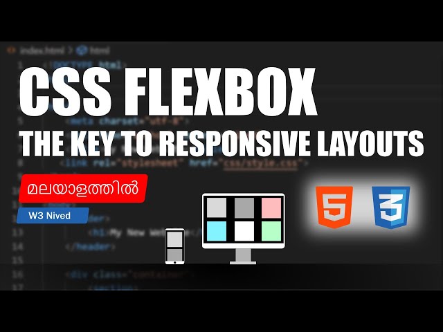CSS Flexbox എന്താണ്? Introduction to FLEXBOX in Malayalam - Responsive Web Design