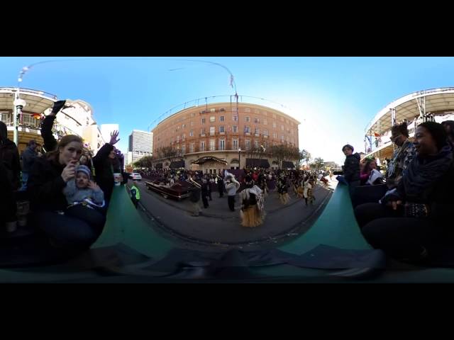 360° Video of 2016 Mardi Gras Zulu Parade