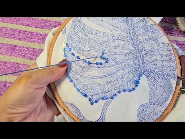 Beautiful Hand Embroidery #freeembroiderypattern #embroiderydesigns #embroiderylover #shorts #art 