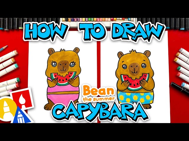 How To Draw Bean The Summer Capybara