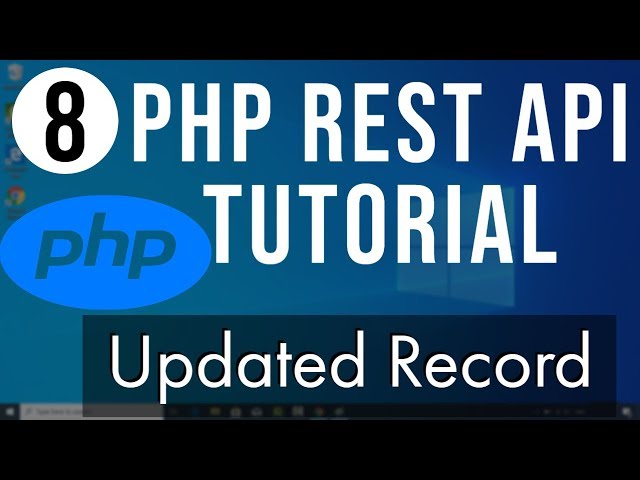 PHP REST API Tutorial (Step By Step) 8 - Adding updated feature to the PHP REST API