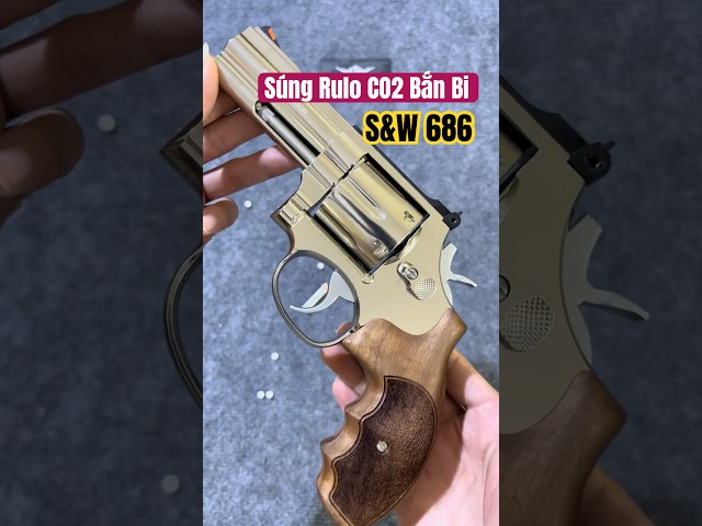 Súng Rulo CO2 Bắn Bi | S&W 686 | Sói Tuyết Airsoft #airsoft #soiairsoft #soituyet #airsoftvietnam