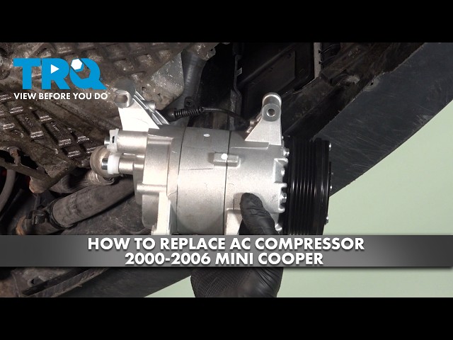How to Replace AC Compressor 2000-2006 Mini Cooper