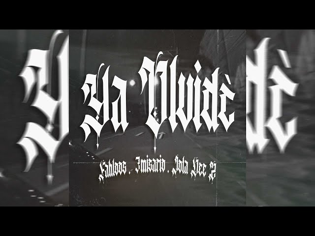 Ya Olvidé - Fahloos, 3misario, Jota Dee Z (Visualizer)