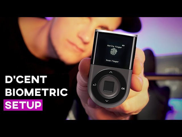 D'CENT Biometric Hardware Wallet Setup Tutorial | Step-by-step Guide on How to Set Up D'Cent