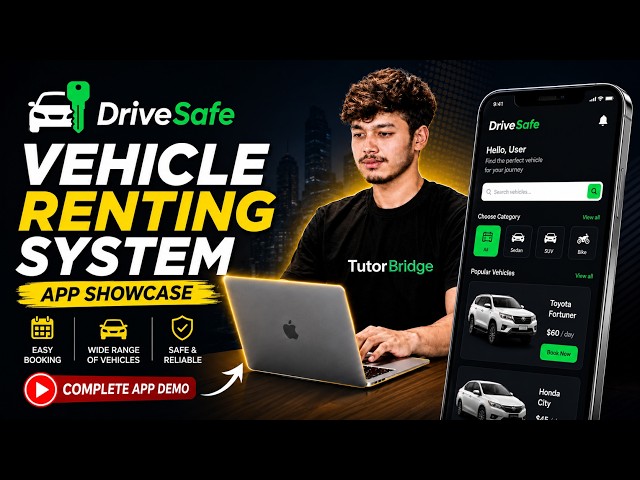 DriveSafe - Complete Vehicle Rental Android App Demo | Kotlin, Jetpack Compose, Firebase, MVVM