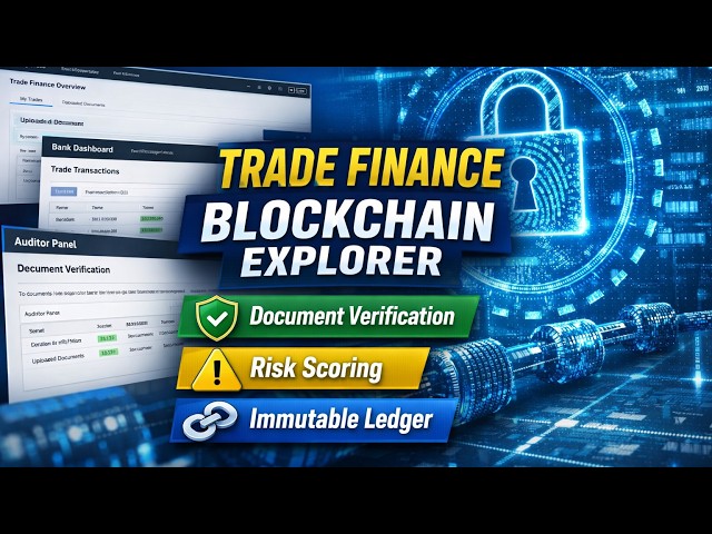 Trade Finance Blockchain Explorer – Full System Demo