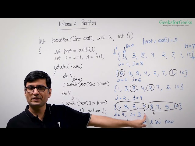 20 Hoare partition