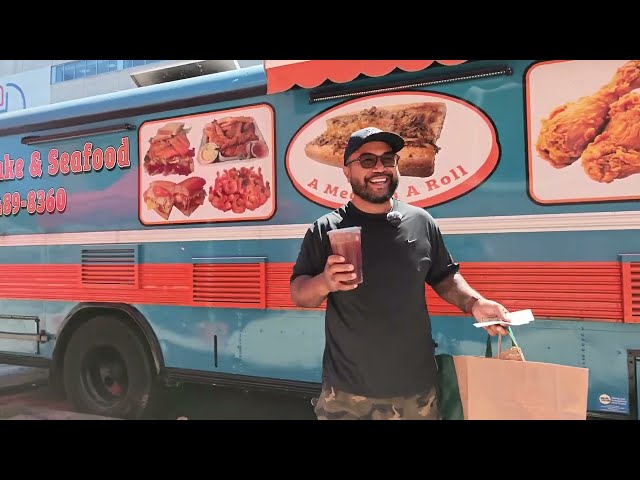 Newark, NJ Staple: Steak-N-Take Fish Truck (Best Fish Sandwich in Newark?)