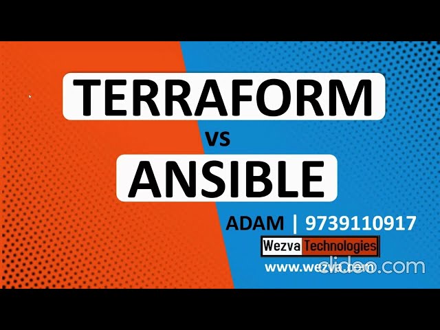 🔖 TERRAFORM VS ANSIBLE | ADAM | WezvaTech| INFRASTRUCTURE | IAC | 78296 33132 #devops #devopsjobs