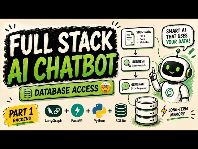 Build a Full Stack AI Chatbot with Database Access🤯 | LangGraph + Memory