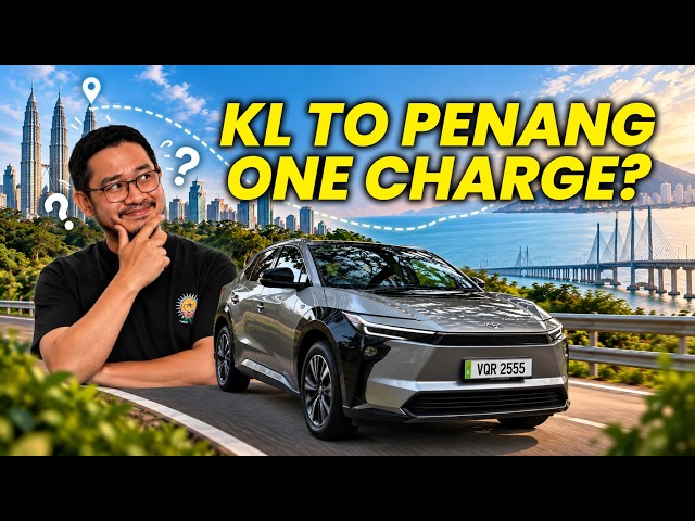 Reseña del Toyota bZ4X en Malasia: ¿Puede hacer el viaje de KL a Penang con una sola carga?