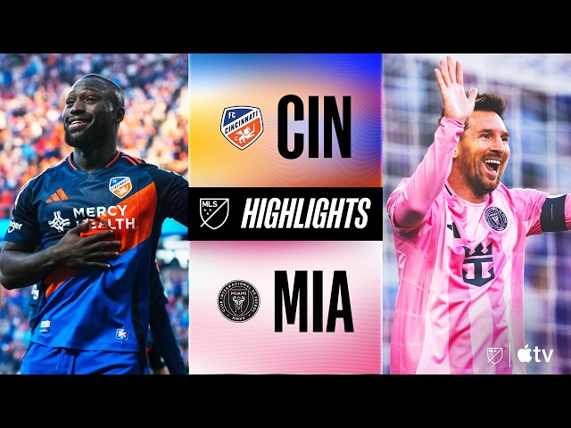 FC Cincinnati vs. Inter Miami CF | Resumen completo del partido | ¡Batalla con 8 goles en Cincinn...