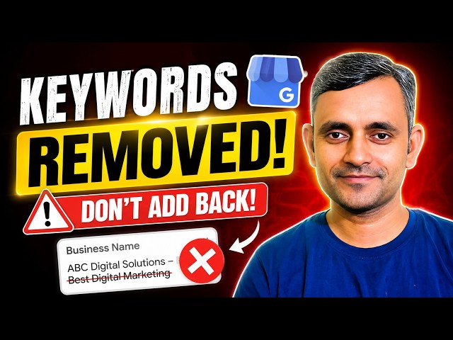 Google Removed Keywords from Your Business Name? 🚨 Don’t Add Them Back! | GBP Policy 2026