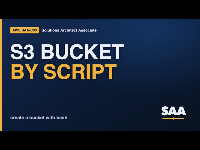 Building a Photo Backup App: Create Your First S3 Bucket with the AWS CLI | SAA-C03